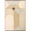 Piazza Wool Abstract Area Rug in Beige/Camel-72276002