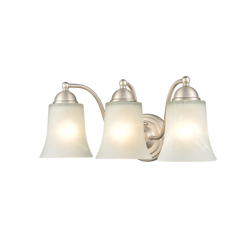 Remona 3 - Light Dimmable Vanity Light, Satin Nickel