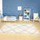 Myshaggy Collection Rugs Diamond Design in Ivory Beige