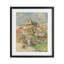 «Gardanne Cezanne Cityscape», reproduction d'art sous verre, conception de Paul Cezanne-639460540-639460542