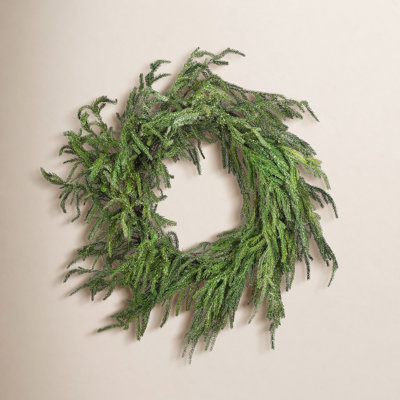 24" Frosted Pine Wreath