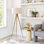 Lampe sur pied Imperial beige et naturel