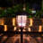 Brown Low Voltage Solar Powered Integrated LED Pathway Light Pack