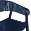 Fauteuil de salle à manger d'extérieur 2 pièces H 29 po Delron-1121802281