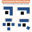 Ensemble de conversation modulaire avec coussins 12 pièces Evanna-235845448