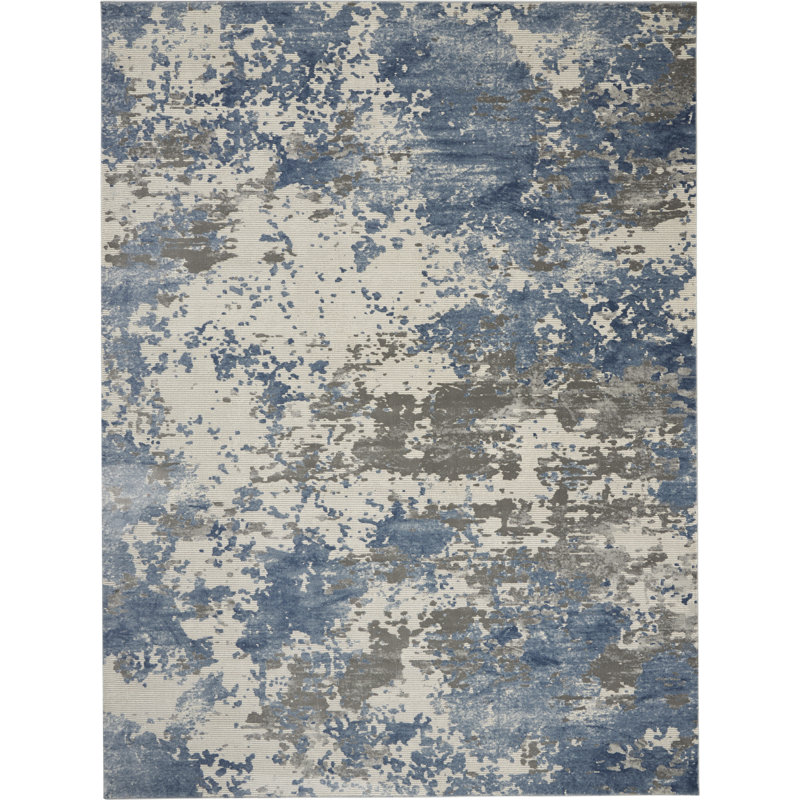 Abstract Indoor Rug, Rectangle 7'10" x 10'6"