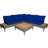 Akash Acacia 6 - Person Patio Conversation Set with Cushions