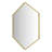 Modern Metal Framed Hexagon Wall Mirror-566911146-566911145
