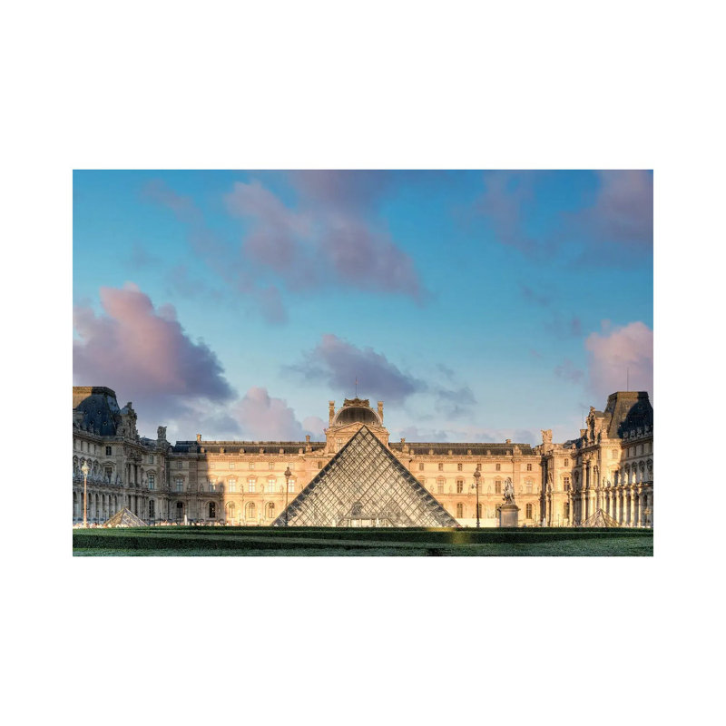 the Louvre Palace Museum I 1 Piece Wrapped Canvas Wall Art, 20.32 cm H x 30.48 cm W