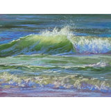 At The Shoreline Print by Dina Gardner