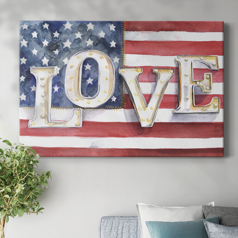 Toile tendue avec galerie A de la National Anthem Collection, H 32 po x l 48 po