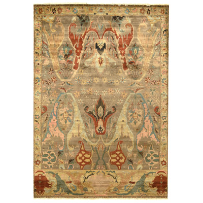 Hand Knotted Wool Oriental Indoor Rug