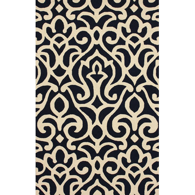 Tapis bleu marine Eena