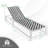 Bosley Outdoor Steel Single chaise