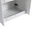 Meuble-lavabo 36 po avec lavabo en résine, 2 portes à fermeture douce et 1 armoire latérale, conception à fixation flottante, contreplaqué