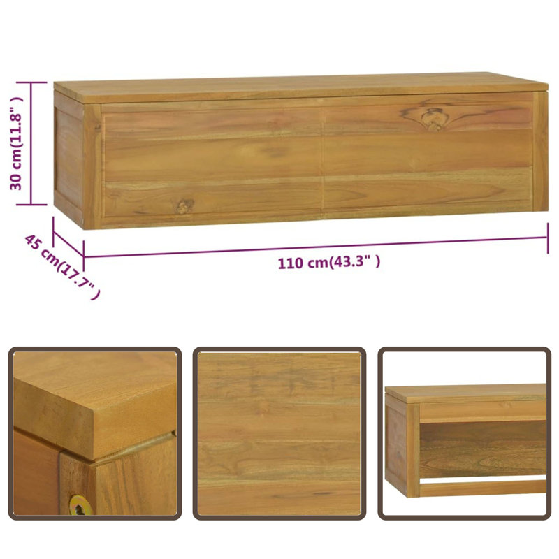 43.3'' Double Bathroom Vanity Base Only