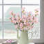 6 branches de fleurs de cerisier pour vase longues tiges de fleurs artificielles printemps été décor de soie de cerisier branches pour la table de mariage-603507929