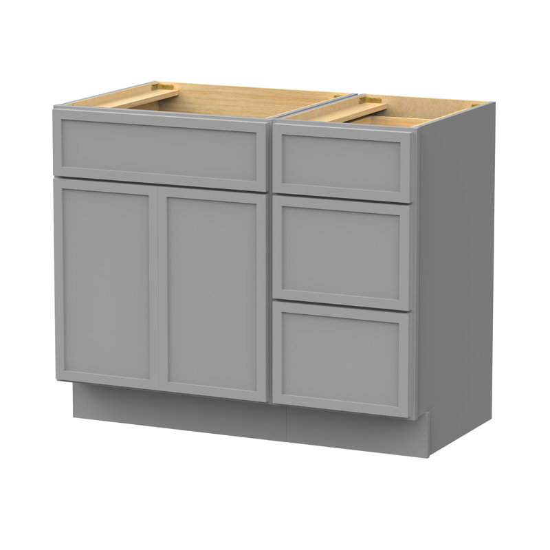 39'' Single Bathroom Vanity Base Only, Gray