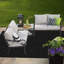 Tapis intérieur / extérieur couleur unie Analiese Collection - noir-743416199