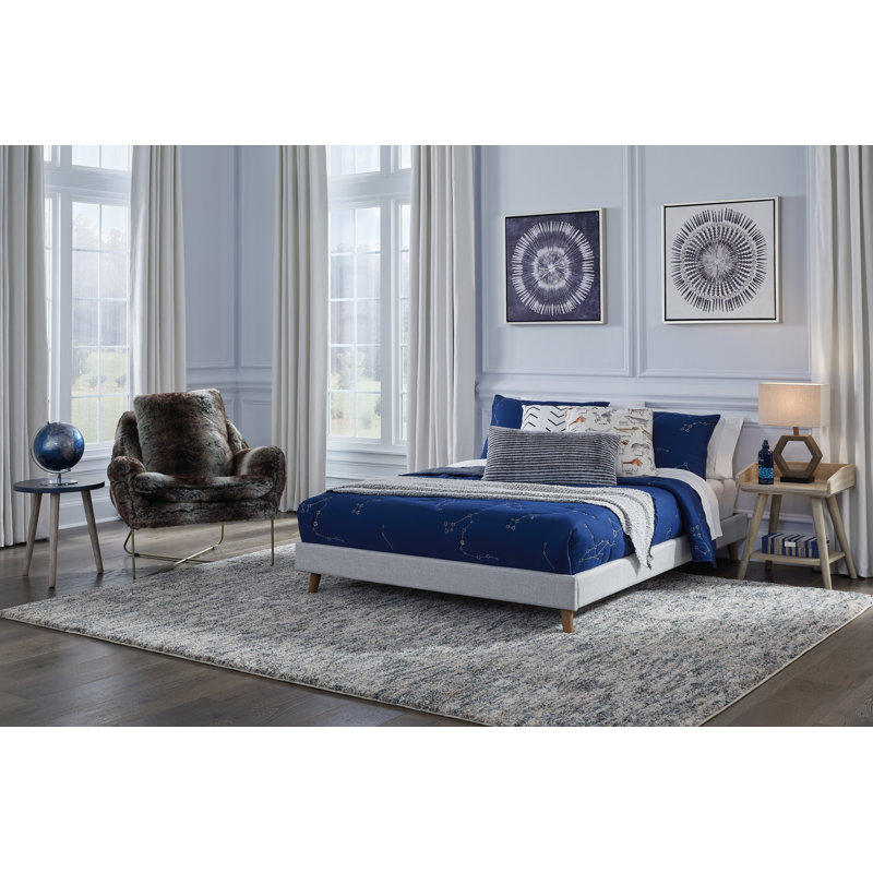 Lit plateforme double tapissier Tannally