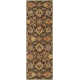 Arden Handmade Wool Dark Brown/Garnet Rug