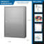 Armoire de rangement réglable 150 avec clé-115288878