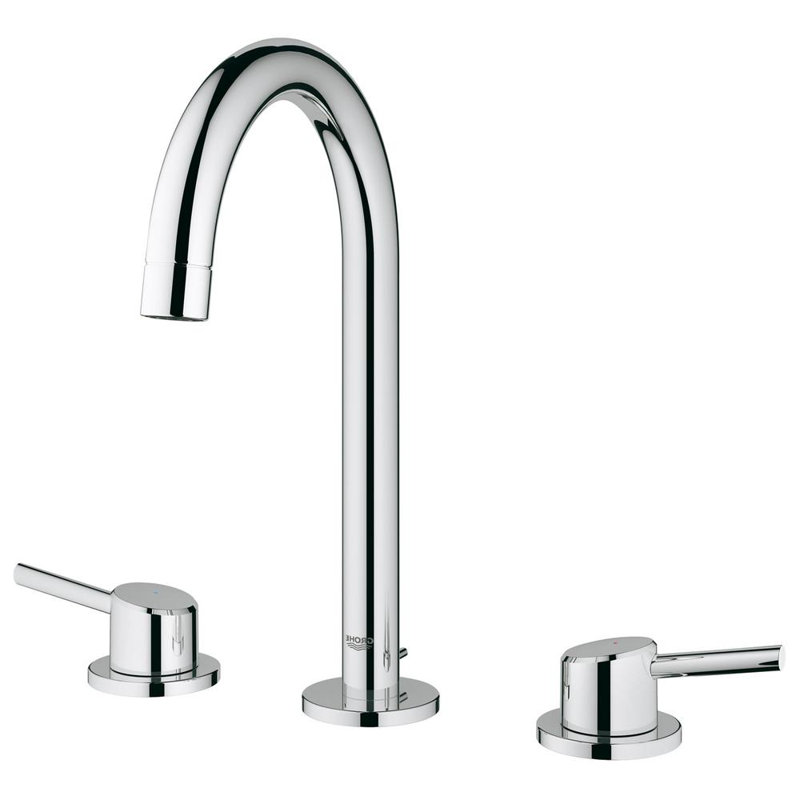 Concetto™ Widespread Bathroom Faucet with Drain Assembly, Star Light Chrome