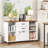  3 Drawer Wood Lateral File Cabinet With Lock, Rolling Mobile Filing Cabinet With Open Storage Shelves, Printer Stand Office Storage Cabinet For Home Office Fits Files Legal/a4 Size, White-1777856608