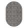 Tapis gris argenté à motif géométrique glam