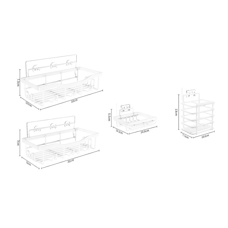 Metal Bathroom Shelves