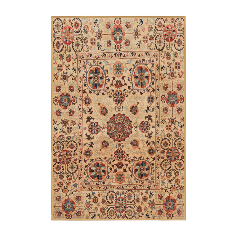 Abstract Indoor Rug, Rectangle 5' x 8'