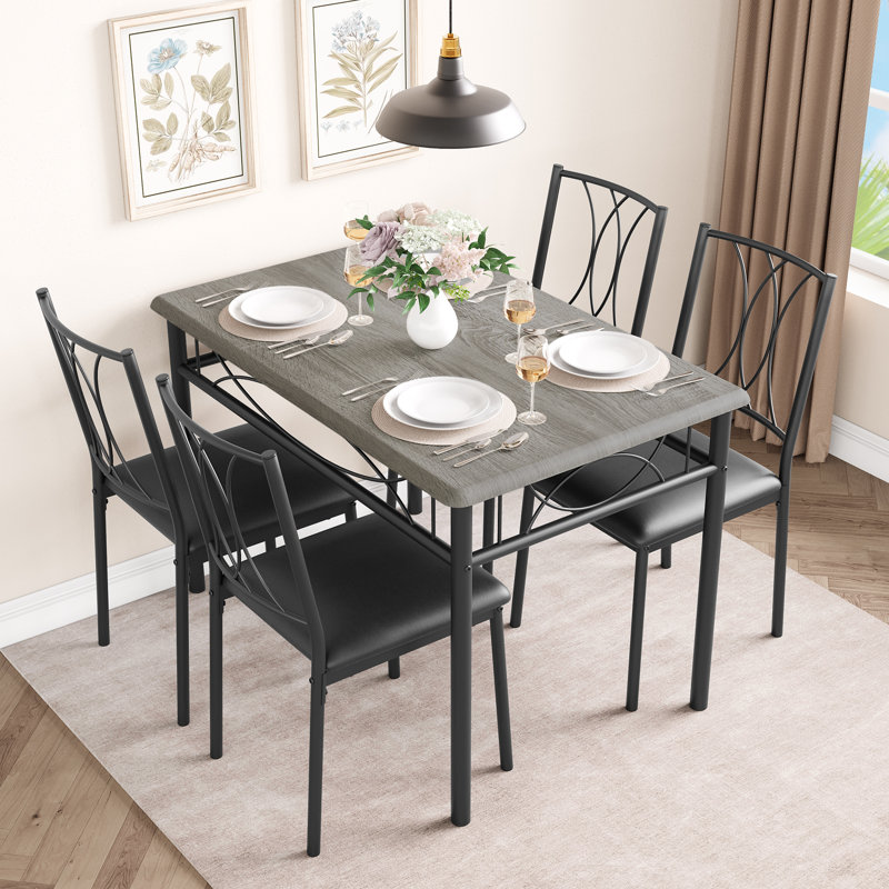Dining Set, Gray