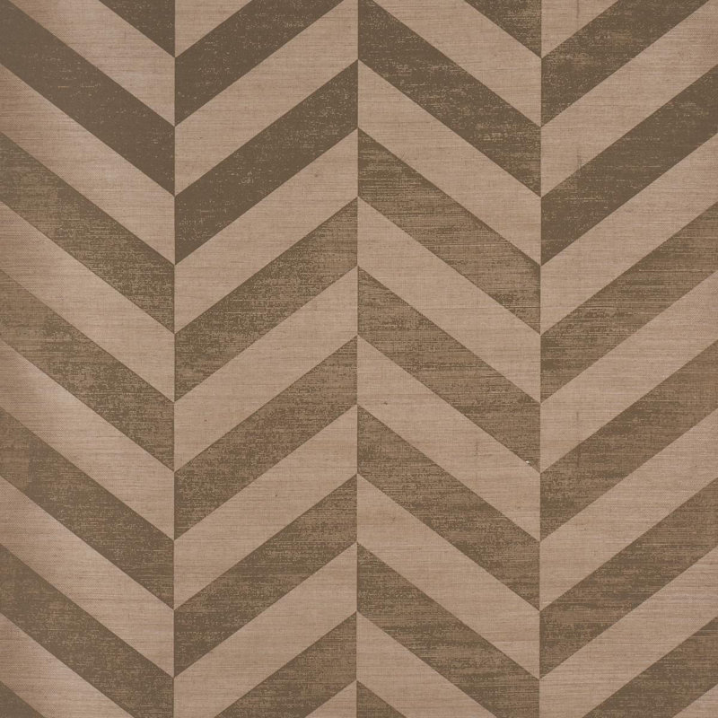 Staggered Chevron Grass Cloth Wallpaper Roll by Colette Cosentino