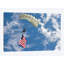 « a us air force member se glisse à travers le ciel avec l’drapeau american », reproduction de photo sur toile-32115601-72113246-72113247