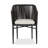 Real Flame Bodhi 2 Piece Outdoor Patio Dining Chair Set With Sunbrella Cushions In Play Oat Fabric