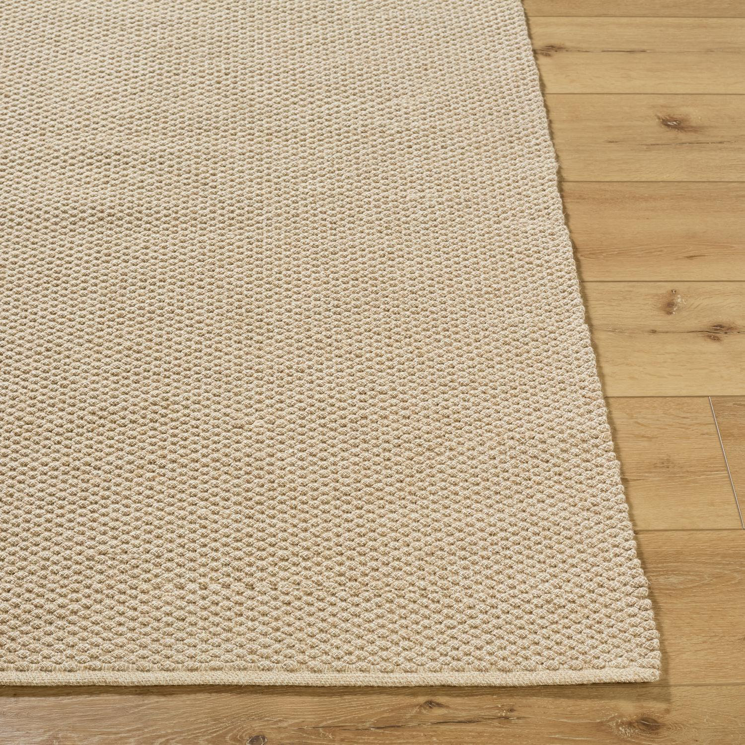 Hand-Woven Geometric Jute Rug, Rectangle 6' x 9'