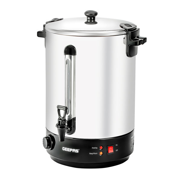 Geepas 30L Electric Catering Urn 2500W Instant Hot Water Boiler