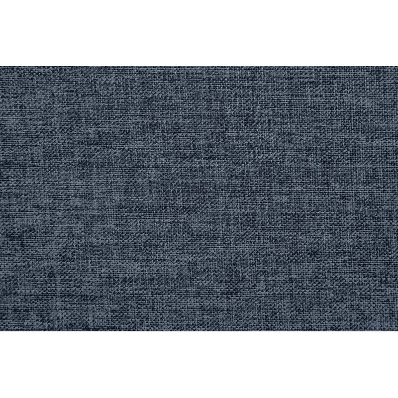 Upholstered Chaise Lounge, Polyfibre bleu marine