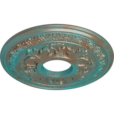 Médaillon de plafond H 15,375 po x l 15,37 po x P 1,5 po Baltimore