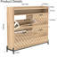 Armoire à chaussures en bois aggloméré Driftwood-635482620