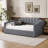 Upholstered Daybed With Underneath Storage,Full Size-724029398