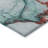 Machine Washable Indoor/Outdoor Cinead ACN1690 Teal Rug-104738095