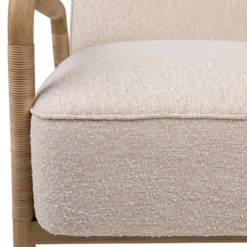Clyde Upholstered Occasional Chair, Ivory
