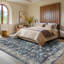 Rectangle Floral Area Rug-136078288-136078290