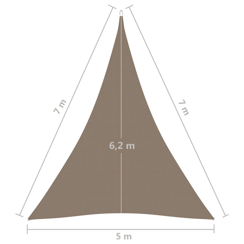 Sharptown 5m x 7m Triangular Shade Sail