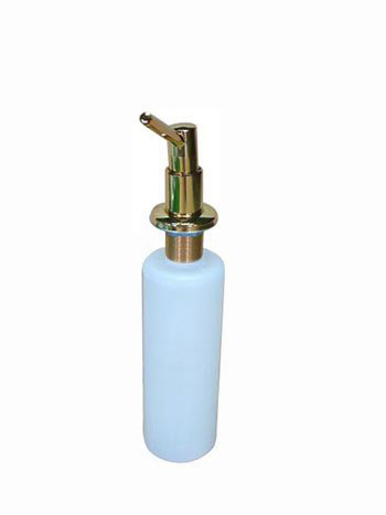 Decorative Soap Dispenser, Polished Brass