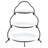 Elama 3 Tier Round Plate Porcelain Serveware Set