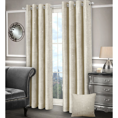 Pragnya Polyester Grommet / Eyelet Curtain Panel