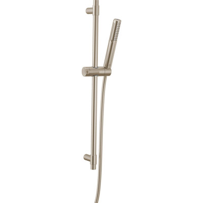 2-Setting Slide Bar Handheld Shower Head with High Pressure ProClean Spray Brushed Nickel