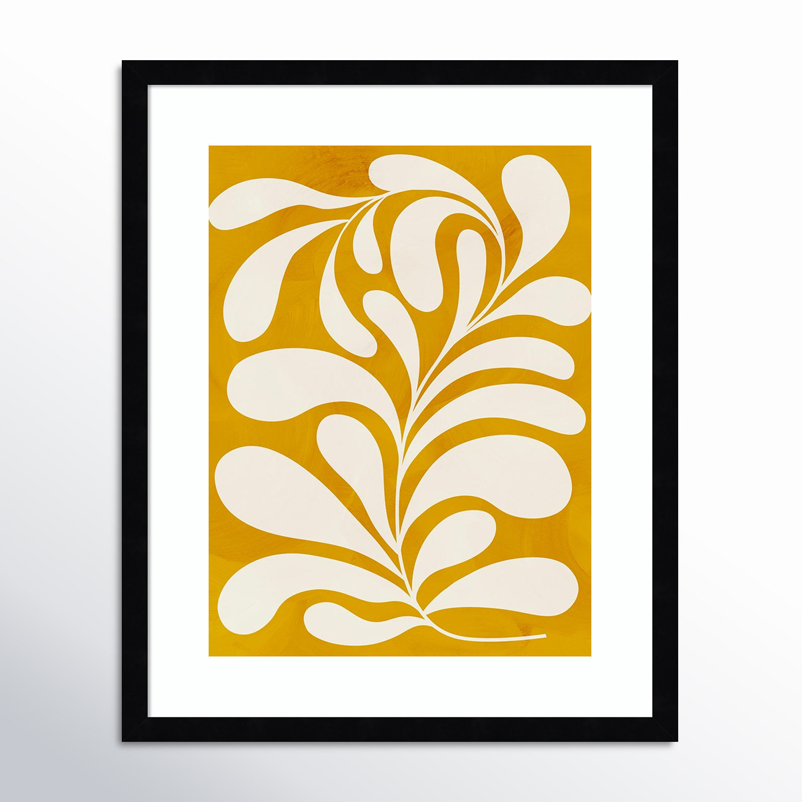 Goldenrod I by Grace Popp, Black, 21" H x 17" W x 1" D